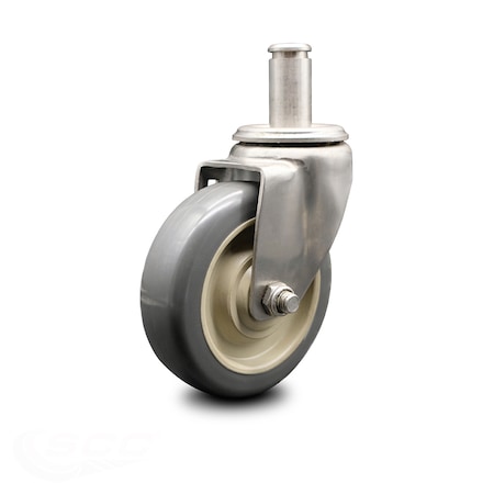 Service Caster Marquipt Sea Stair Stainless Steel Swivel Caster Replacement Grip Ring Included SCC-SSDCGR20S414-PPUD-1316-SP